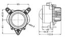 REVON LED-AJOVALO (LÄHIVALO) JOHN DEERE 60W