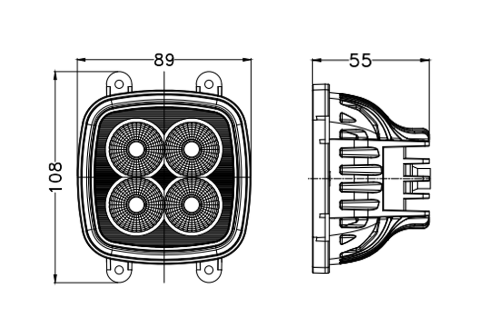LED-TYÖVALO JOHN DEERE 40W