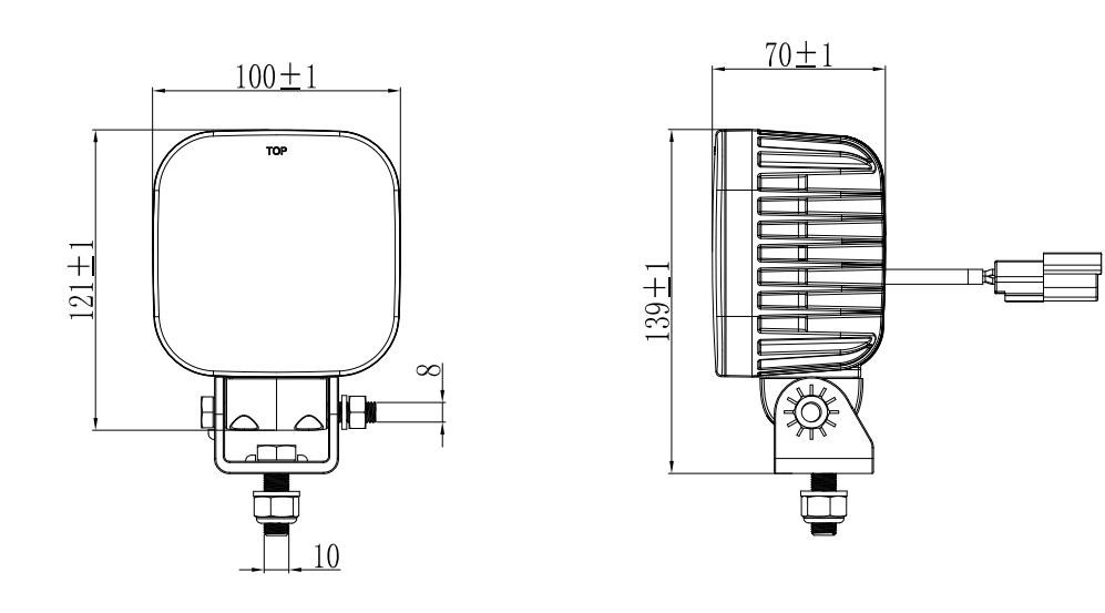 REVON LED-TYÖVALO 63W CRI > 95