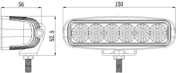 REVON 30W / 2320LM LED-TYÖVALO