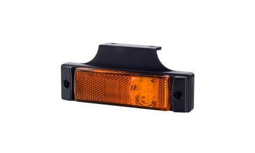LED-SIVUÄÄRIVALO KELT. 12/24V P130 x L33 x K16 MM